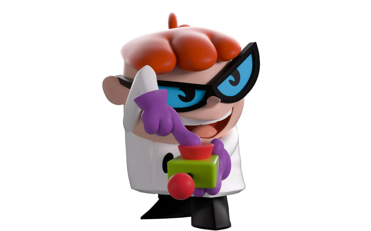 Front angle view of Dexter Dexter’s Laboratory Youtooz Vinyl Figure collectible