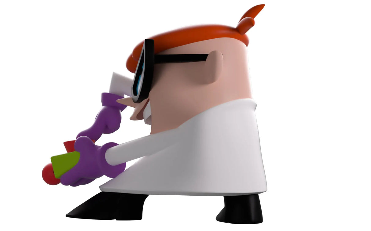 Rear side angle of Dexter Dexter’s Laboratory Youtooz Vinyl Figure collectible