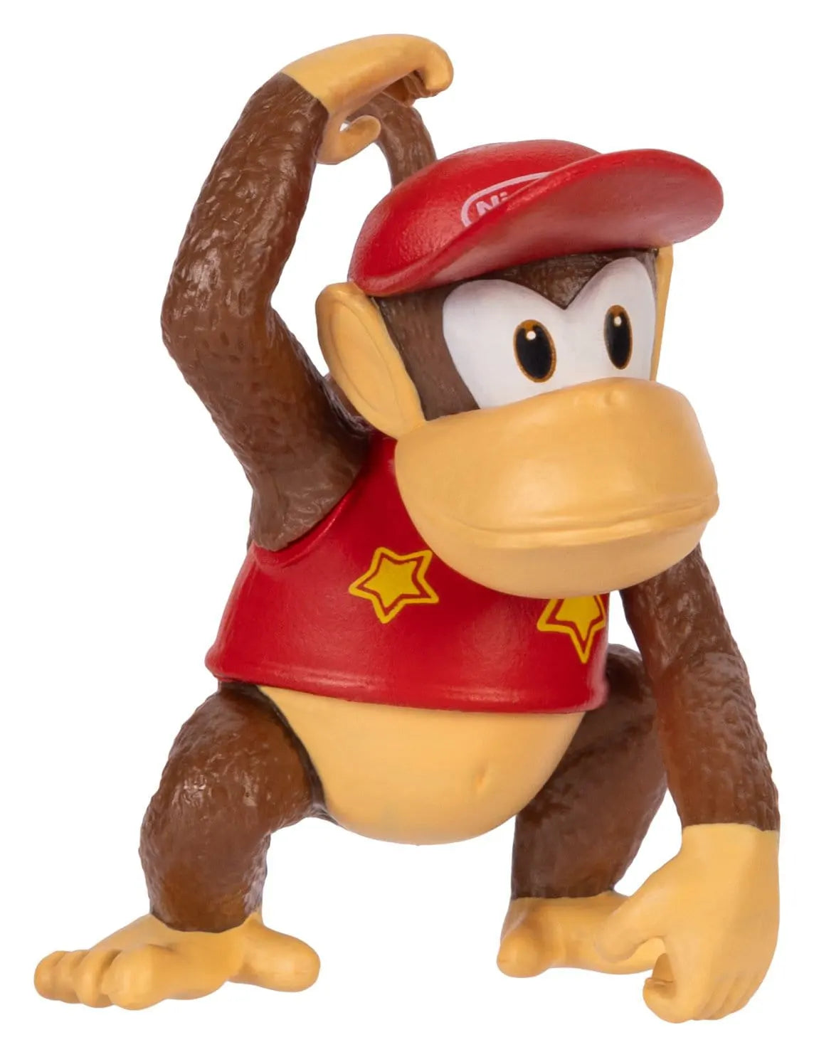 Nintendo Diddy Kong action figure with red cap and star shirt by JAKKS Pacific