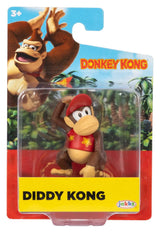 Diddy Kong action figure in official Nintendo JAKKS Pacific blister packaging