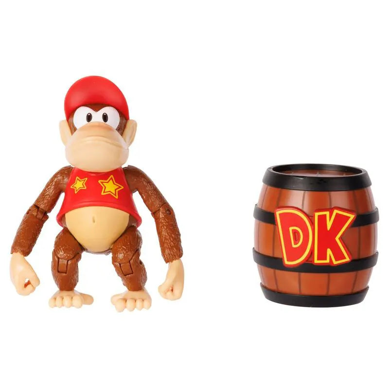 Diddy Kong with Donkey Kong Barrel Action Figure