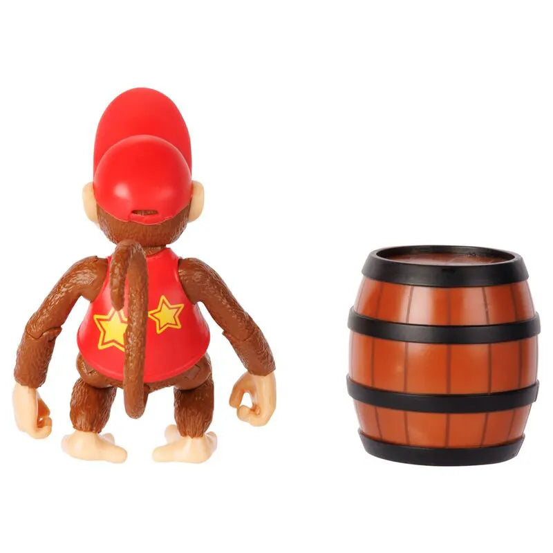 Diddy Kong with Donkey Kong Barrel Action Figure