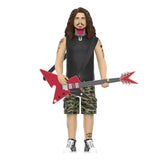 Dimebag Darrell Culprit ReAction Figure holding the red CherryBomb guitar accessory