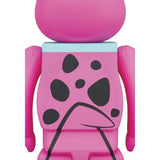 400% & 100% Bearbrick Set - Dino (The Flintstones) Back