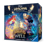 Disney Lorcana Illumineer’s Trove Whispers in the Well box set with all components displayed.
