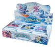 Disney Lorcana Winterspell booster display box with trading card packs