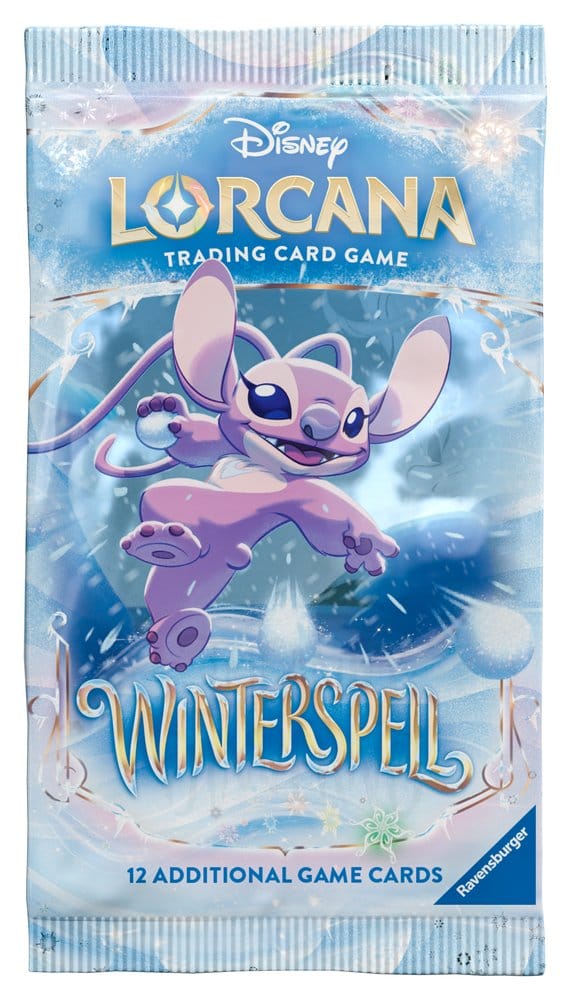 Disney Lorcana Winterspell booster pack featuring Stitch artwork