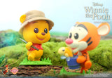 Winnie the Pooh and Tigger Cosbi figures outdoor scene