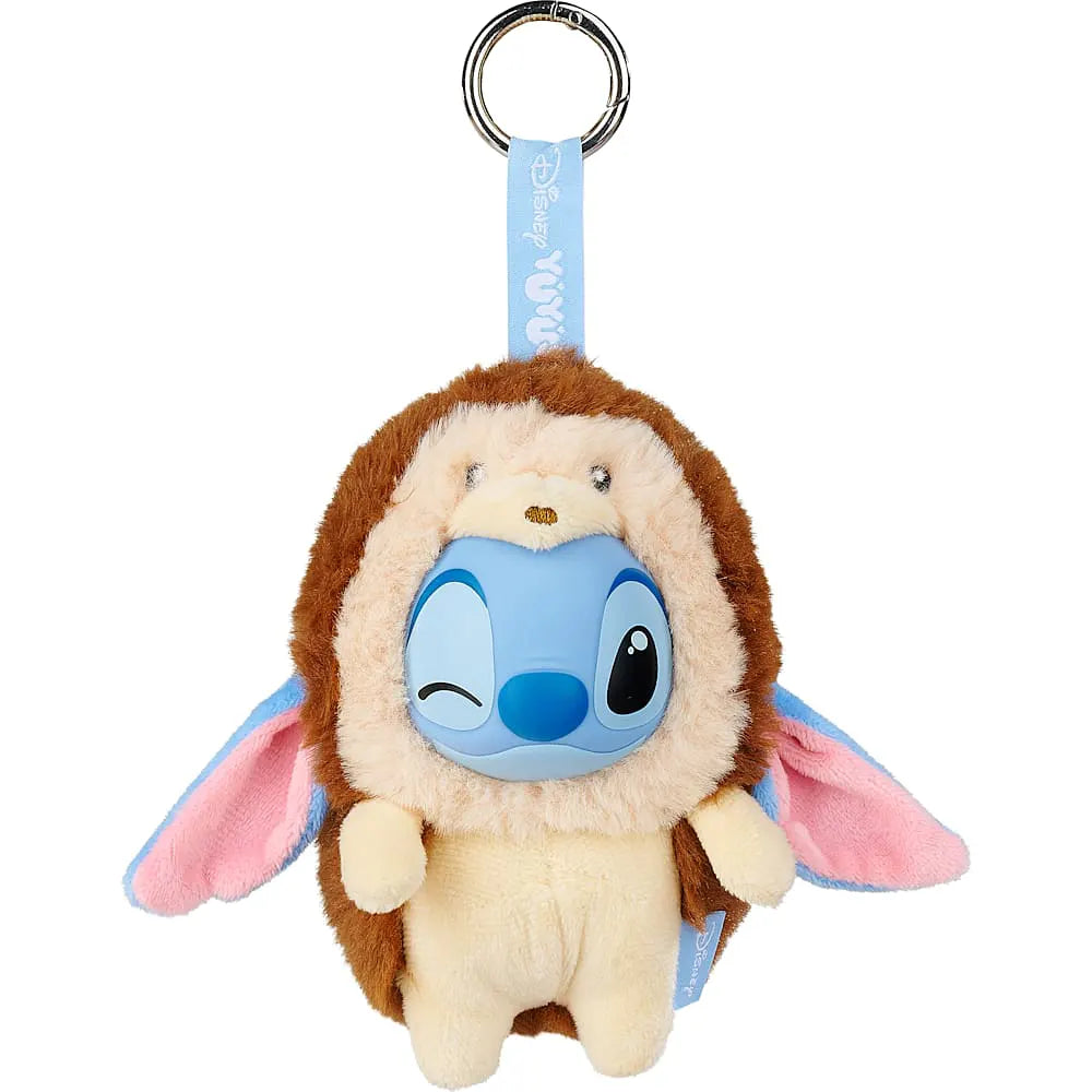 Disney YuYus Series 2 Stitch hedgehog plush keychain