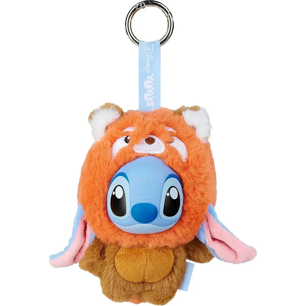 Disney YuYus Series 2 Stitch red panda plush keychain