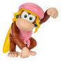 Nintendo Dixie Kong action figure with pink beret and blonde ponytail by JAKKS Pacific