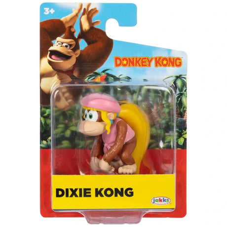 Dixie Kong action figure in official Nintendo Donkey Kong JAKKS Pacific packaging
