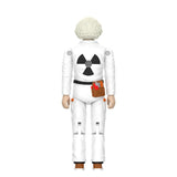 Doc Brown '85 ReAction+ figure rear view with radiation suit