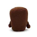 Domo-Kun plush rear view showing soft fabric texture