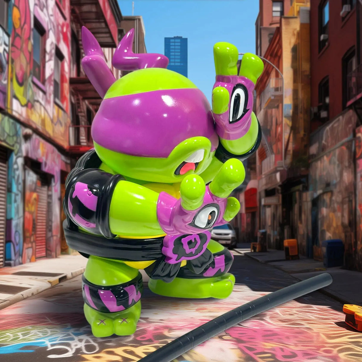 Grape Brain x TMNT Donatello Vinyl Figure 24cm – HypaHypa.eu