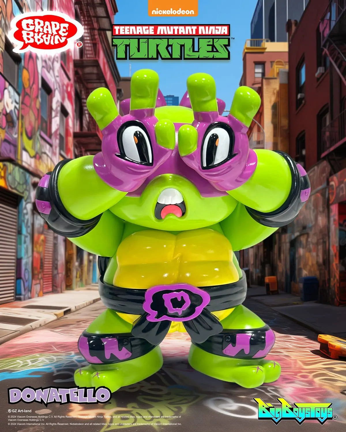 Grape Brain x TMNT Donatello Vinyl Figure 24cm – HypaHypa.eu