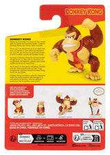 Back of Donkey Kong action figure packaging showing Diddy Kong, Dixie Kong, Donkey Kong and Cranky Kong