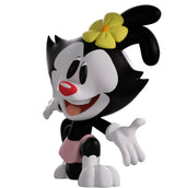 Dot Animaniacs Youtooz vinyl figure close-up with yellow flower and red nose detail