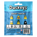 Back of Duckeys Season 2 blind bag showing collectible lineup and features.