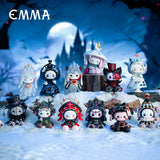 Complete Emma Secret Forest Frostveil Villa Series Blind Box collection featuring all collectible figures.