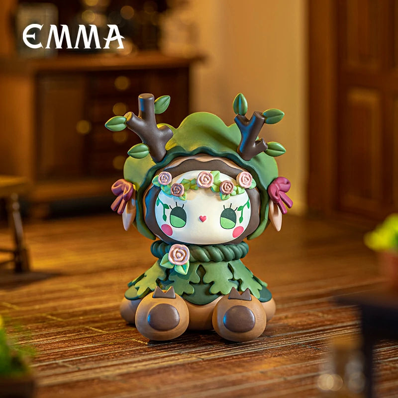Emma Forest Guardian figure with antlers and floral crown.