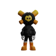 Black Skully - EQSO Initial Series Art Toy by PopTerror
