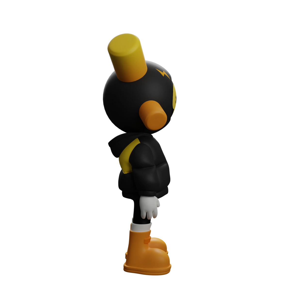Black Skully - EQSO Initial Series Art Toy by PopTerror