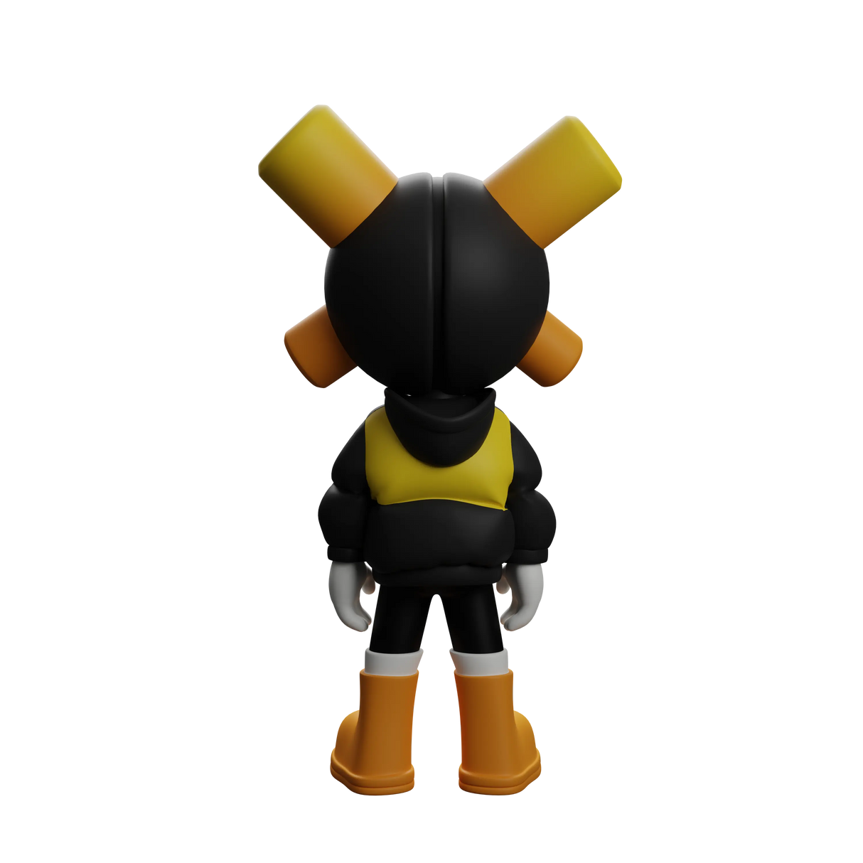 Black Skully - EQSO Initial Series Art Toy by PopTerror