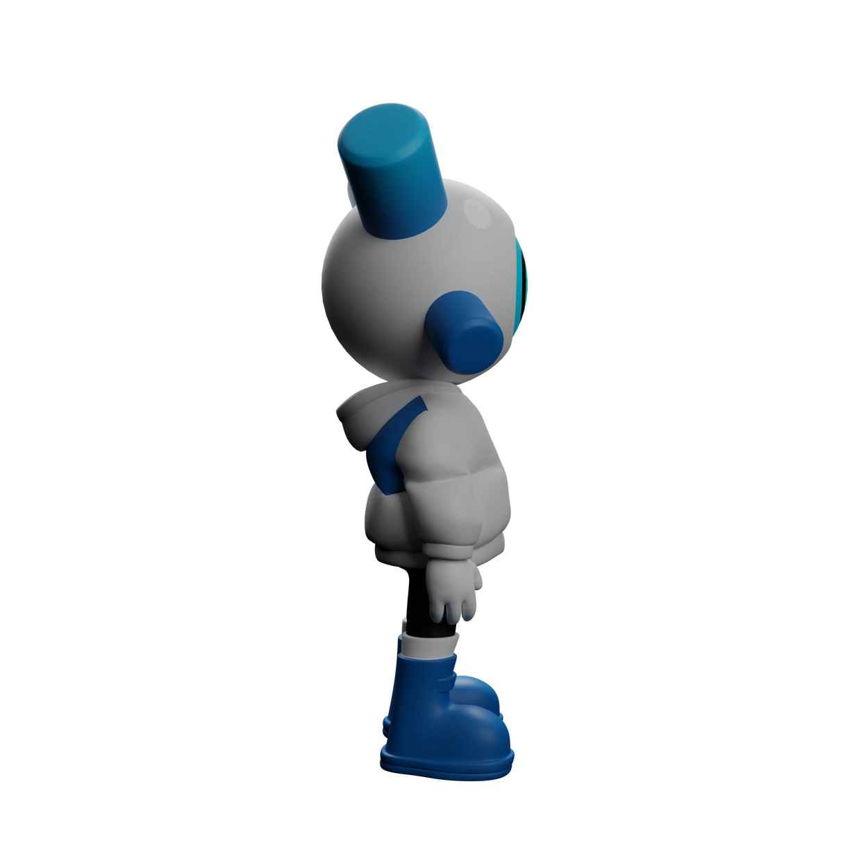 Deep Blue - EQSO Initial Series Art Toy by PopTerror