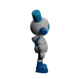 Deep Blue - EQSO Initial Series Art Toy by PopTerror