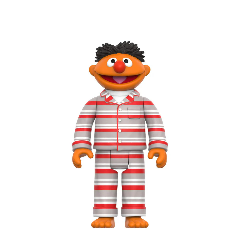 Ernie in pajamas Sesame Street ReAction Figure front view