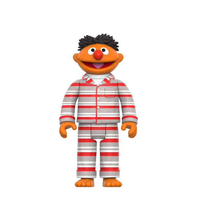 Ernie in pajamas Sesame Street ReAction Figure front view