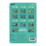 Back of Ernie PJs Sesame Street ReAction Figure Wave 6 card