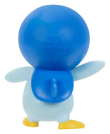 Rear view of the Piplup Pokémon figure.