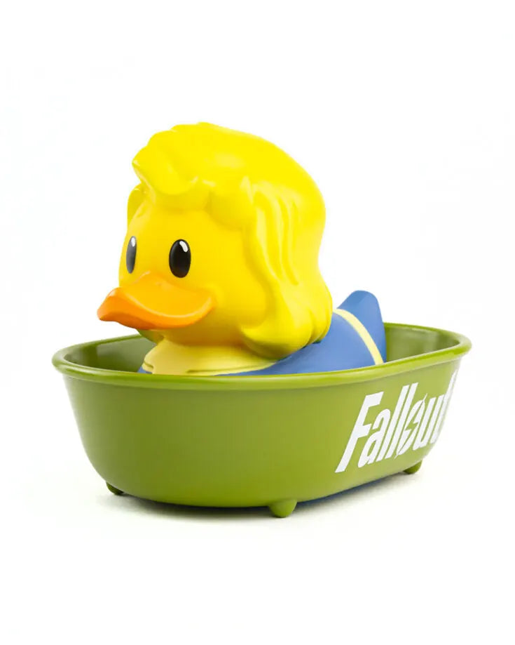 Fallout Vault Girl TUBBZ duck in tub display