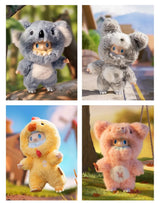 Farmer Bob Koala, Schnauzer, Chick and Piggy Monster Bob plush figures.