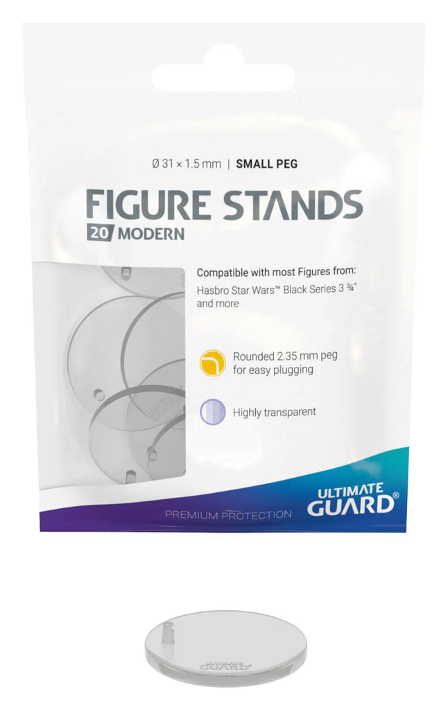 Figure Stands (20 Pack) - Small Peg Modern - Ultimate Guard