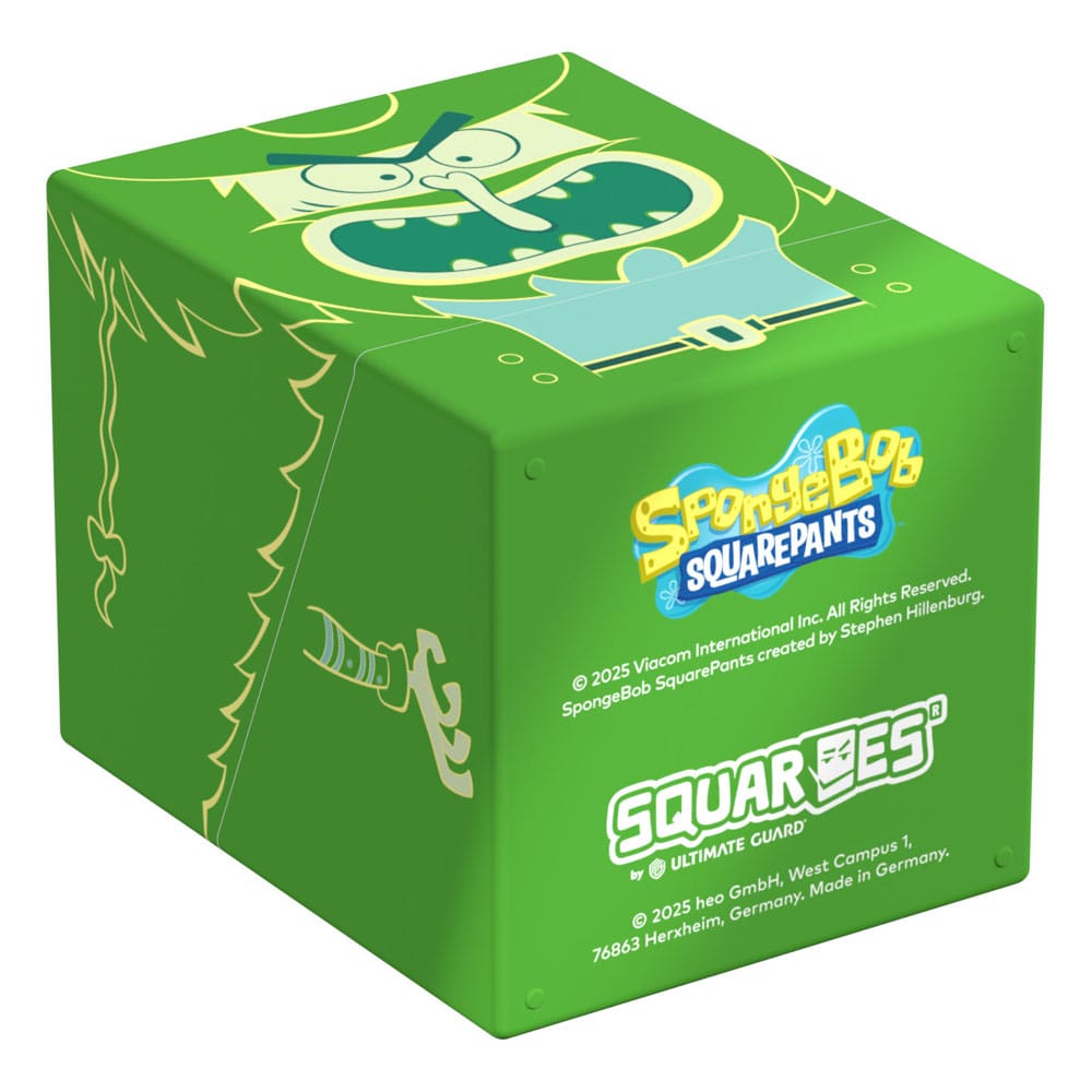 Back view of Flying Dutchman Squaroes box with SpongeBob SquarePants logo