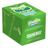 Back view of Flying Dutchman Squaroes box with SpongeBob SquarePants logo