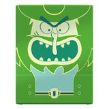 Front portrait view of Flying Dutchman Squaroes box showing full character design