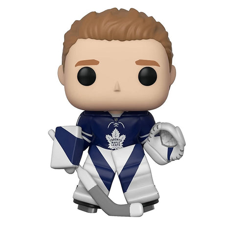 Front view of Frederik Andersen Toronto Maple Leafs goalie Funko Pop! Vinyl figure