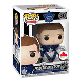 Boxed Frederik Andersen 30 Funko Pop! Vinyl NHL Hockey Toronto Maple Leafs collectible