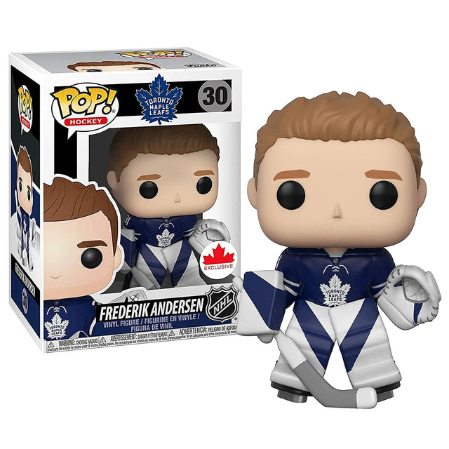 Frederik Andersen 30 Funko Pop! Vinyl NHL Hockey Toronto Maple Leafs figure with packaging