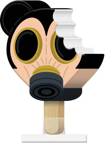 Gas Mask Mouse popsicle vinyl figure