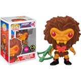 Grizzlor Flocked Funko Pop Vinyl Retro Toys Masters of the Universe Popcultcha Exclusive box and figure