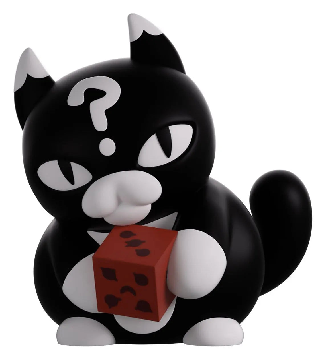 Gambit Mewgenics Youtooz Vinyl Figure holding a red die