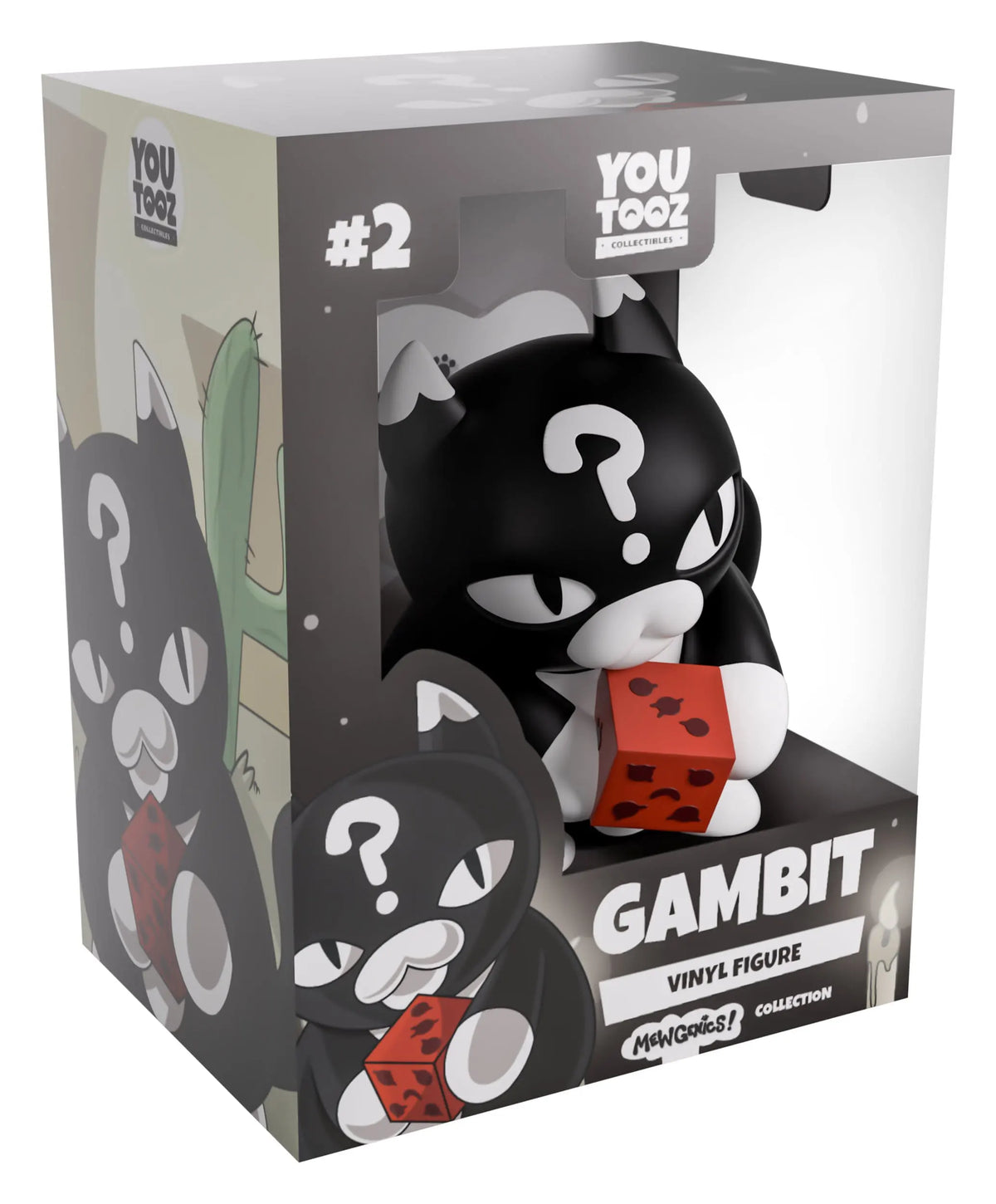 Gambit Mewgenics Youtooz collectible in official display box
