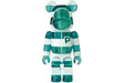 Gelato Pique Artist BE@RBRICK Series 43 100 percent figure green and white striped design