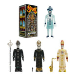 Ghost ReAction Blind Box complete figure lineup with packaging by Super7