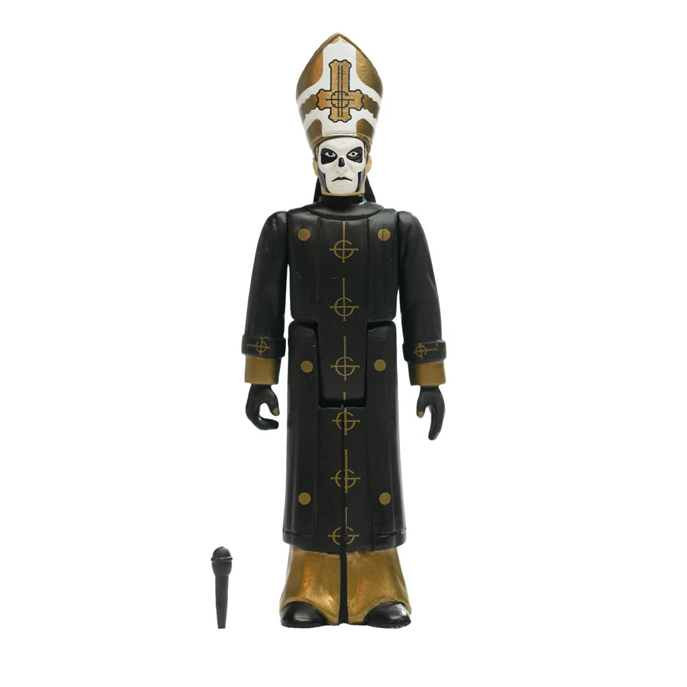Ghost Papa Emeritus II ReAction figure with microphone accessory